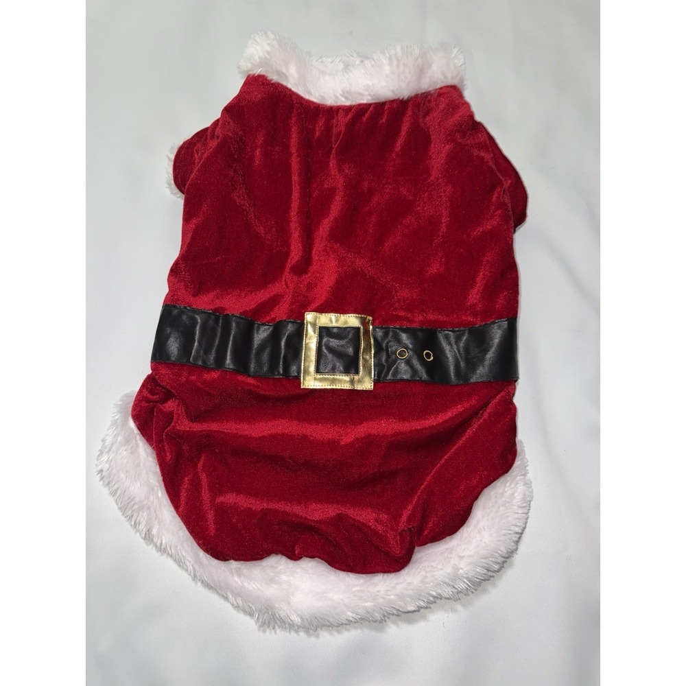 Santa Suit Dog Holiday Christmas‎ Costume Outfit Size XLarge